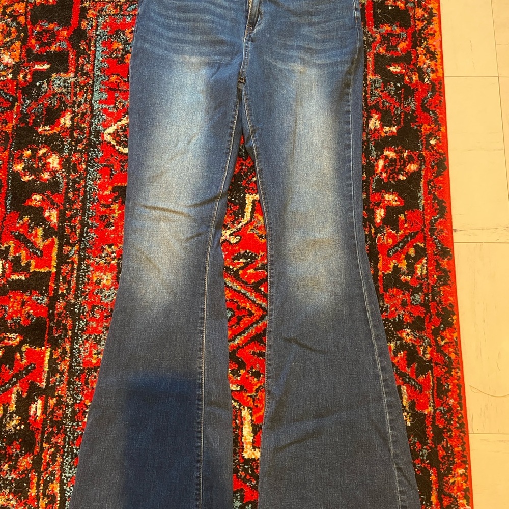 Classic Blue Flared Women's Jeans